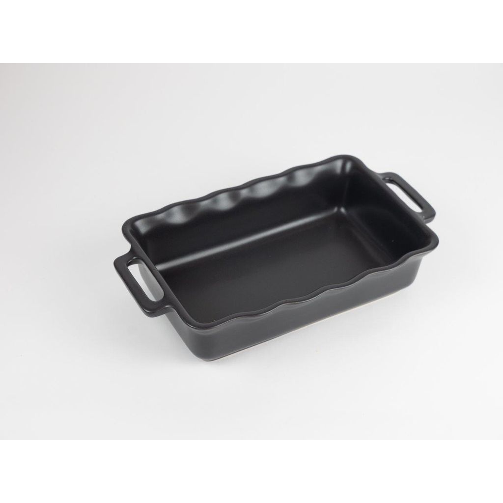 PLAT À FOUR RECTANGULAIRE DÉLICES NOIR 31CM - Visuel 0
