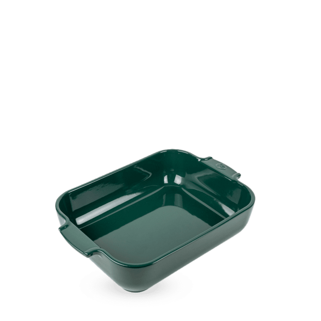 Plat à four rectangulaire vert forêt 32 cm - Visuel 0