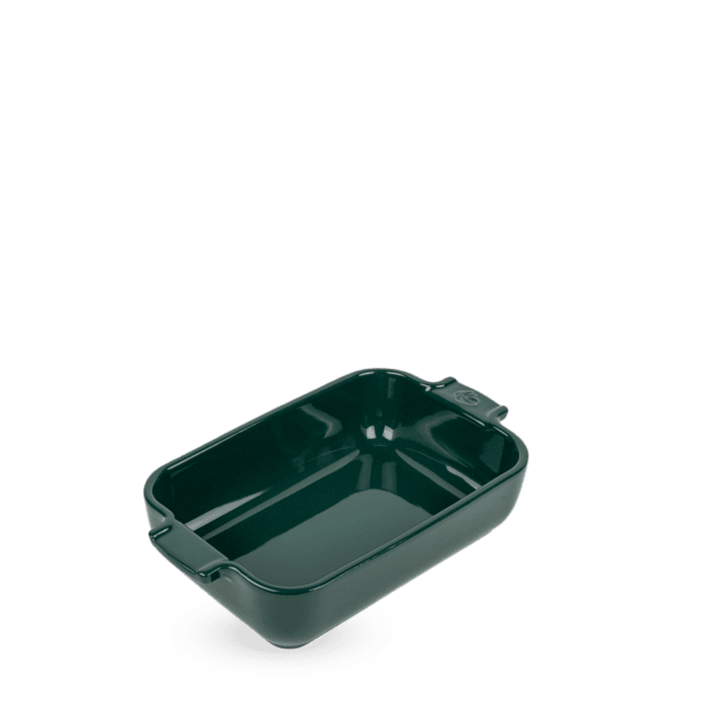 Plat à four rectangulaire vert forêt 22 cm - Visuel 0