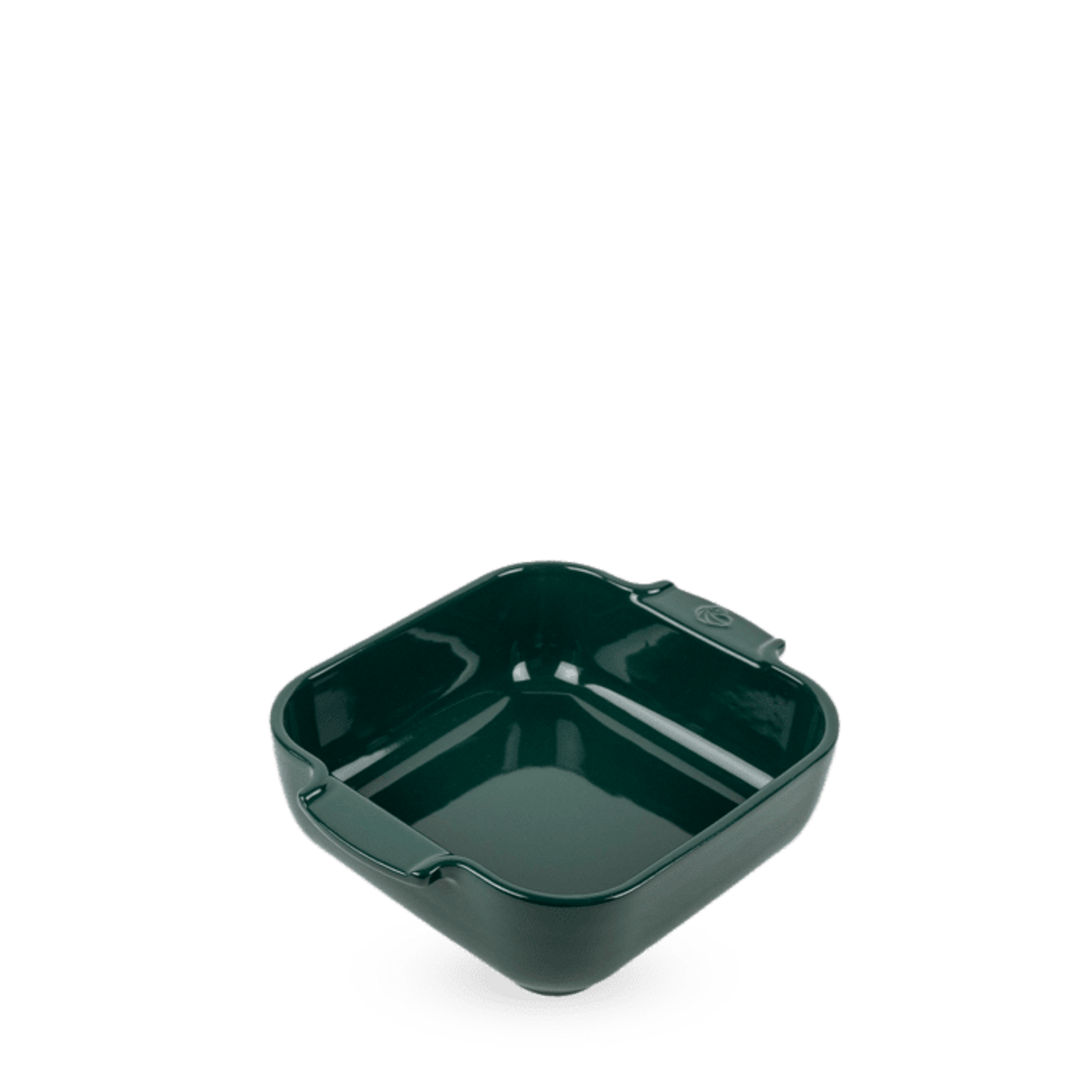 Plat à four carré vert forêt 21 cm - Visuel 0