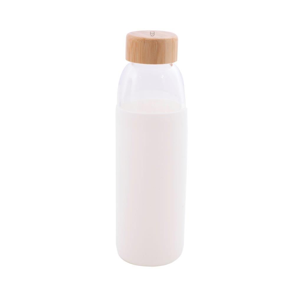 Bouteille verre borosilicate 580 ml blanc