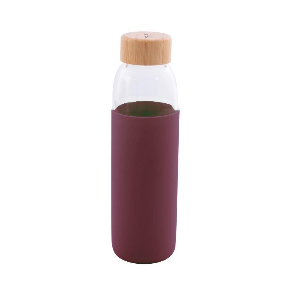Bouteille verre borosilicate 580 ml lie de vin - Visuel 0