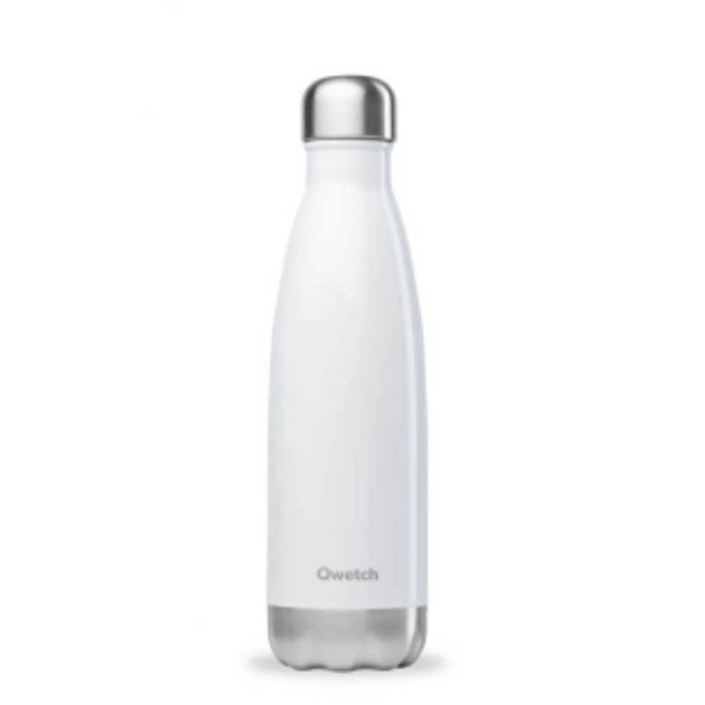 Bouteille isotherme blanche 500 ml - Visuel 0