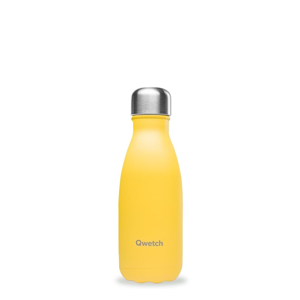 Bouteille isotherme pop jaune 260 ml - Visuel 0