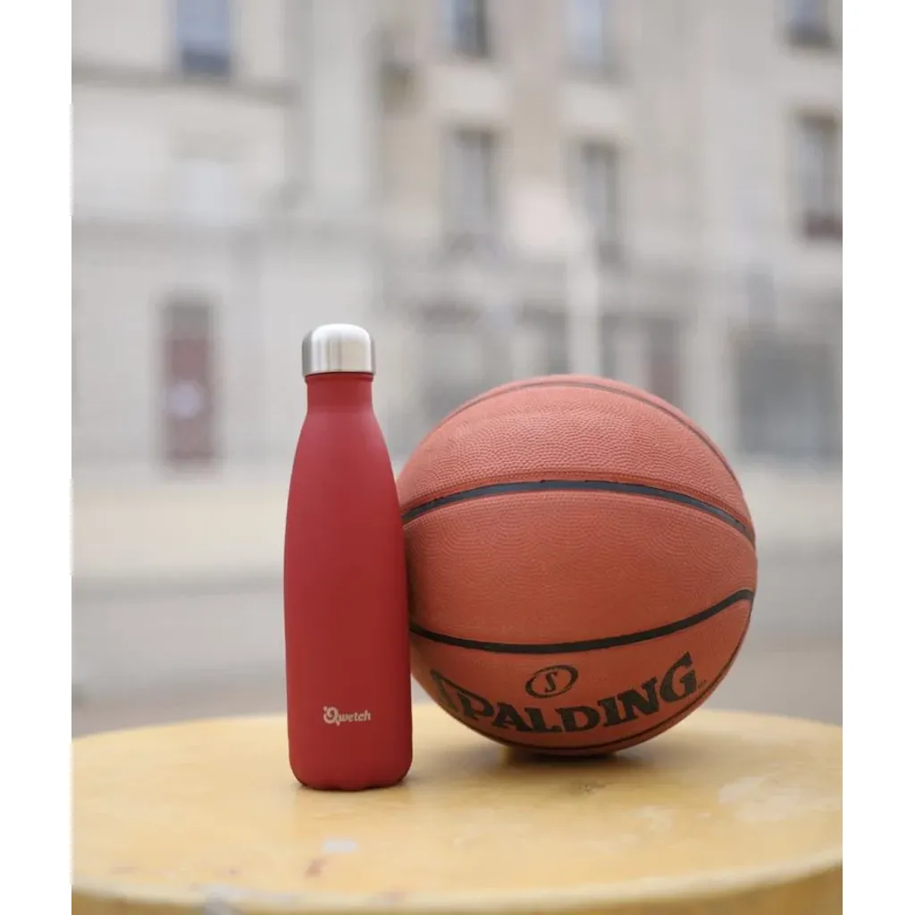 Bouteille isotherme granite rouge piment 500 ml - Visuel 2