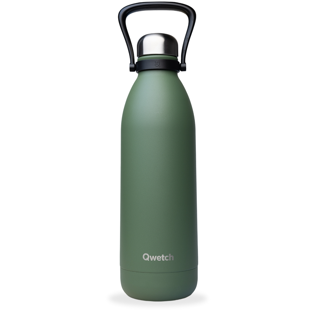 Bouteille isotherme titan Granite Kaki 1,5 l - Visuel 0
