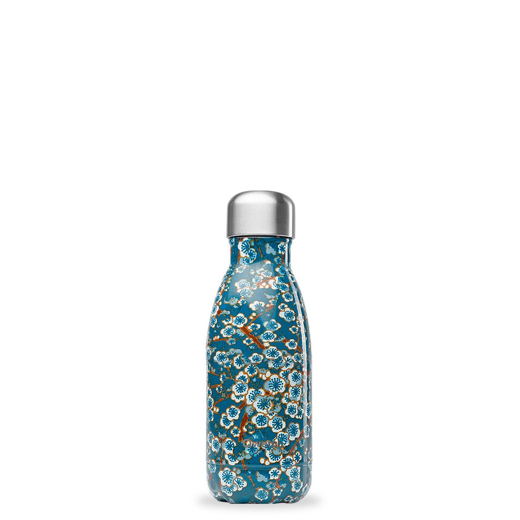 Bouteille isotherme flower bleue 260 ml - Visuel 0