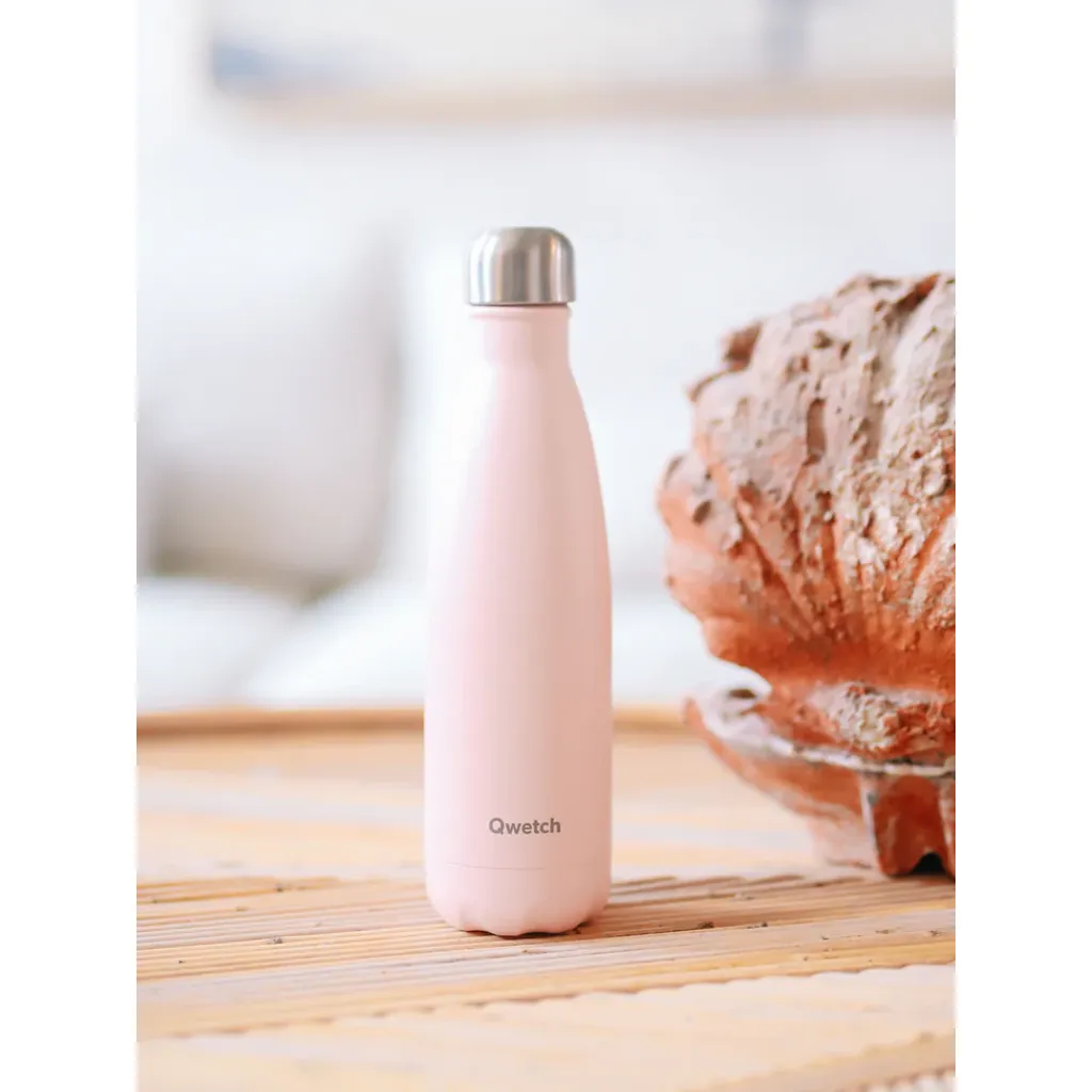 Bouteille isotherme rose pastel 750ml