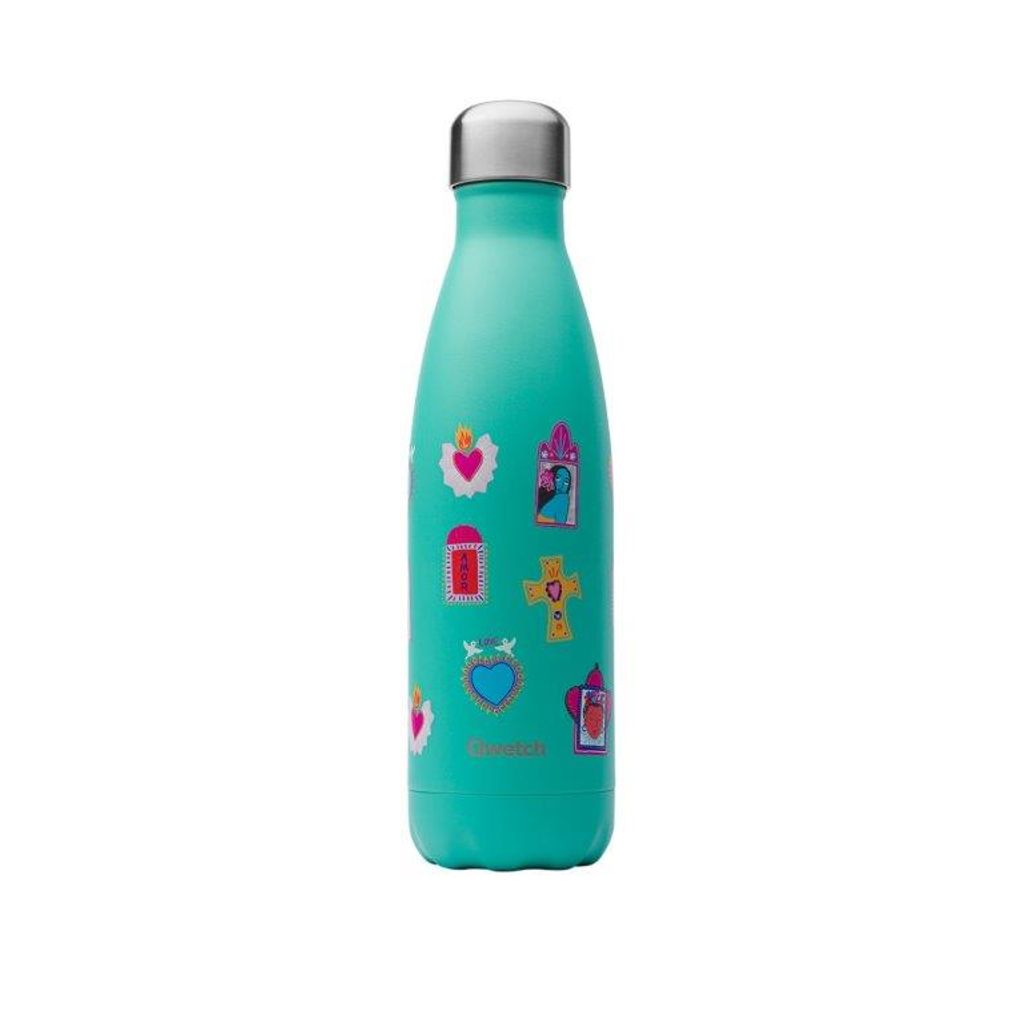Bouteille isotherme amor verte 500 ml - Visuel 0