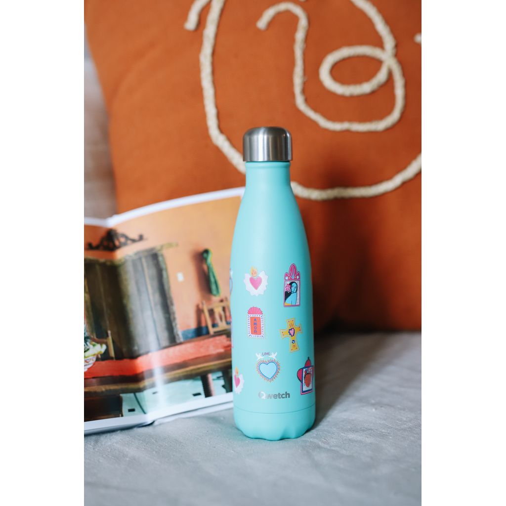 Bouteille isotherme amor verte 500 ml - Visuel 4