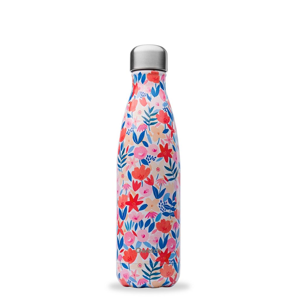 Bouteille isotherme flora rouge 500 ml - Visuel 0