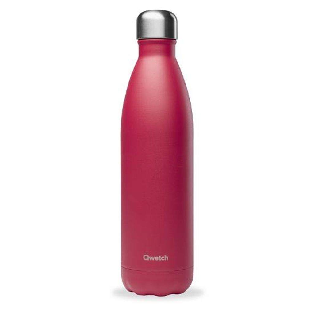 Bouteille isotherme framboise matt 750ml - Visuel 0