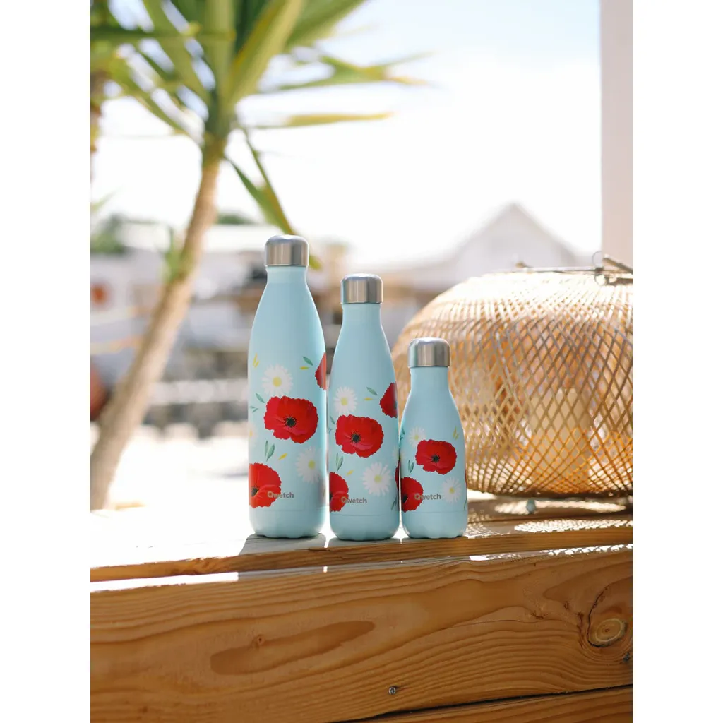 Bouteille isotherme Coquelicot 750ml - Visuel 2