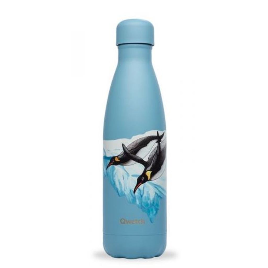Bouteille isotherme  Banquise Manchots 500ml - Visuel 0