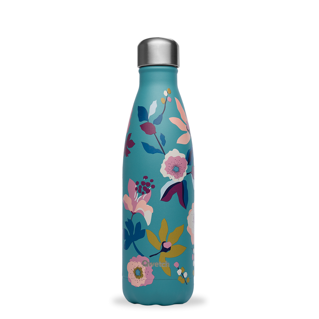 Bouteille isotherme bohème bleu 500 ml - Visuel 1