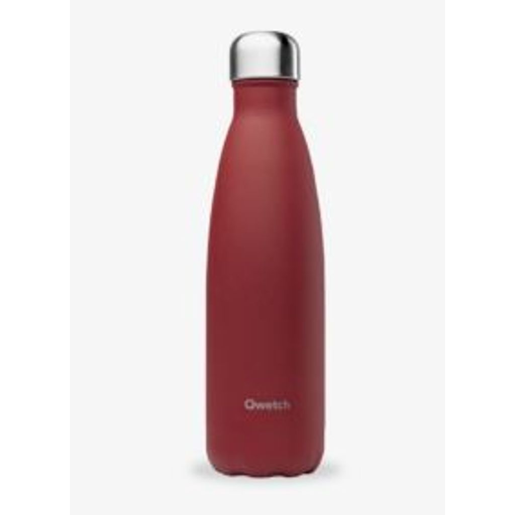 Bouteille isotherme inox Rouge Cardinal 1L - Visuel 0