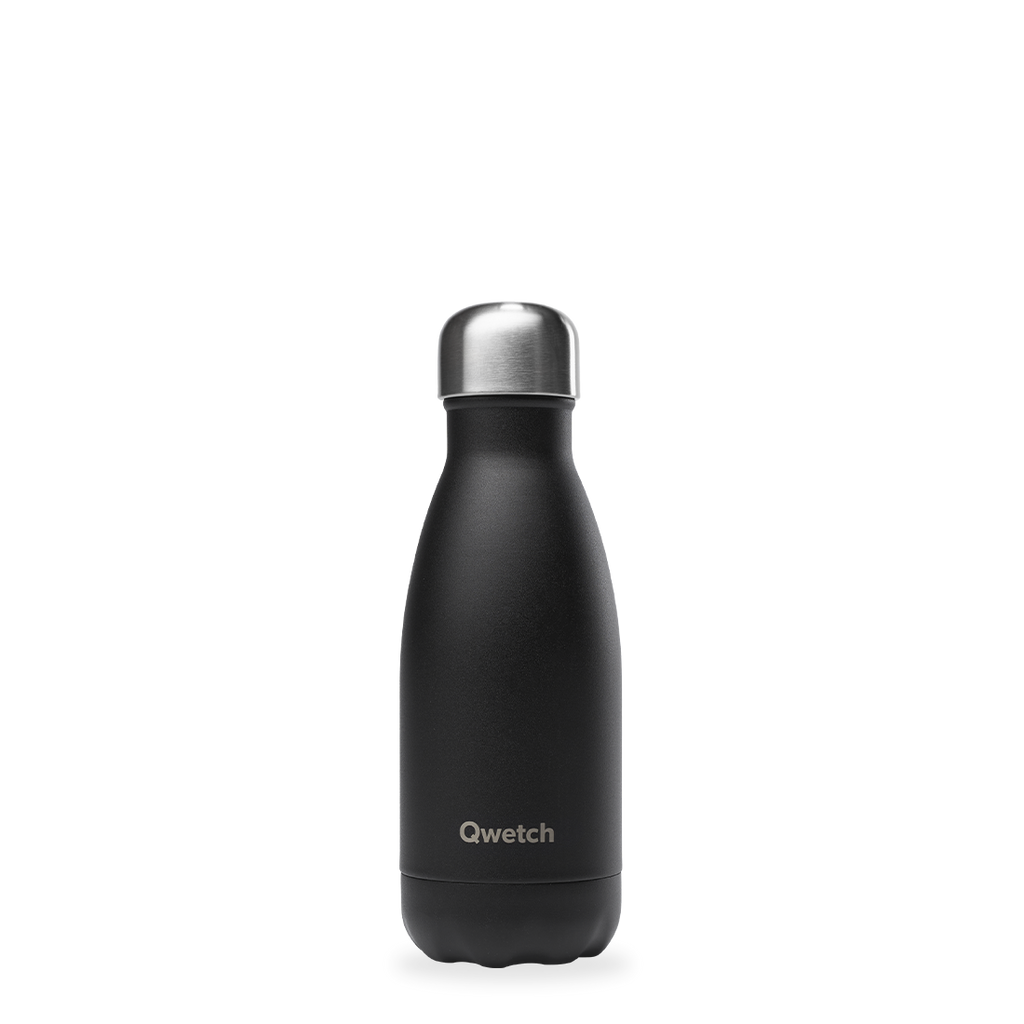 Bouteille isotherme Matt Noir 260 ml - Visuel 0