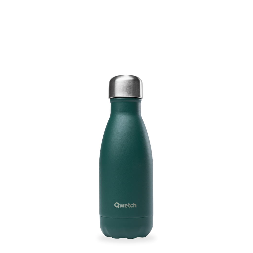 Bouteille isotherme vert émeraude 260 ml - Visuel 0