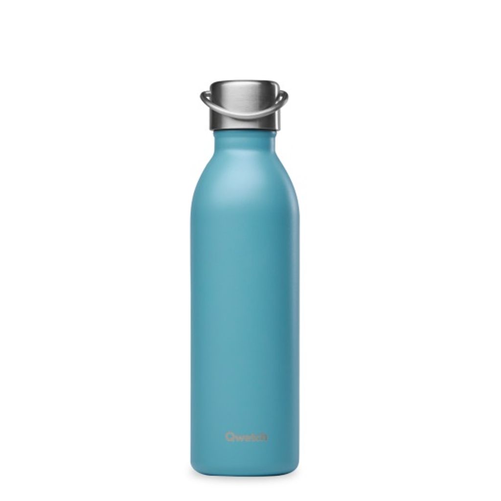 Bouteille isotherme active bleu mat 600 ml - Visuel 0