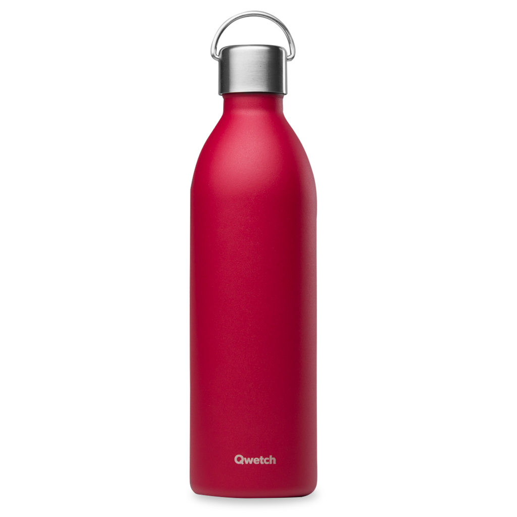 Bouteille isotherme Active Matt Grenat 1L - Visuel 0