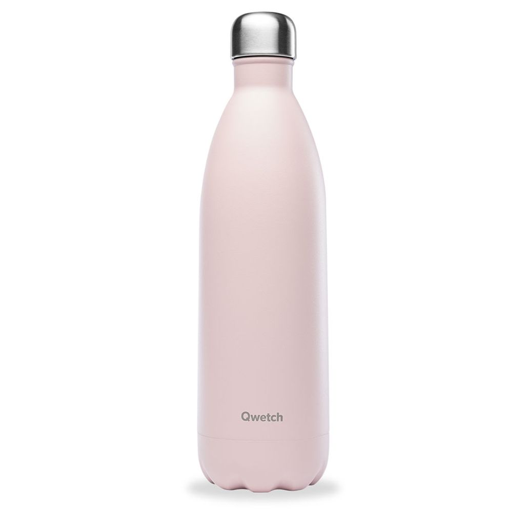 Bouteille isotherme rose pastel 1l - Visuel 0