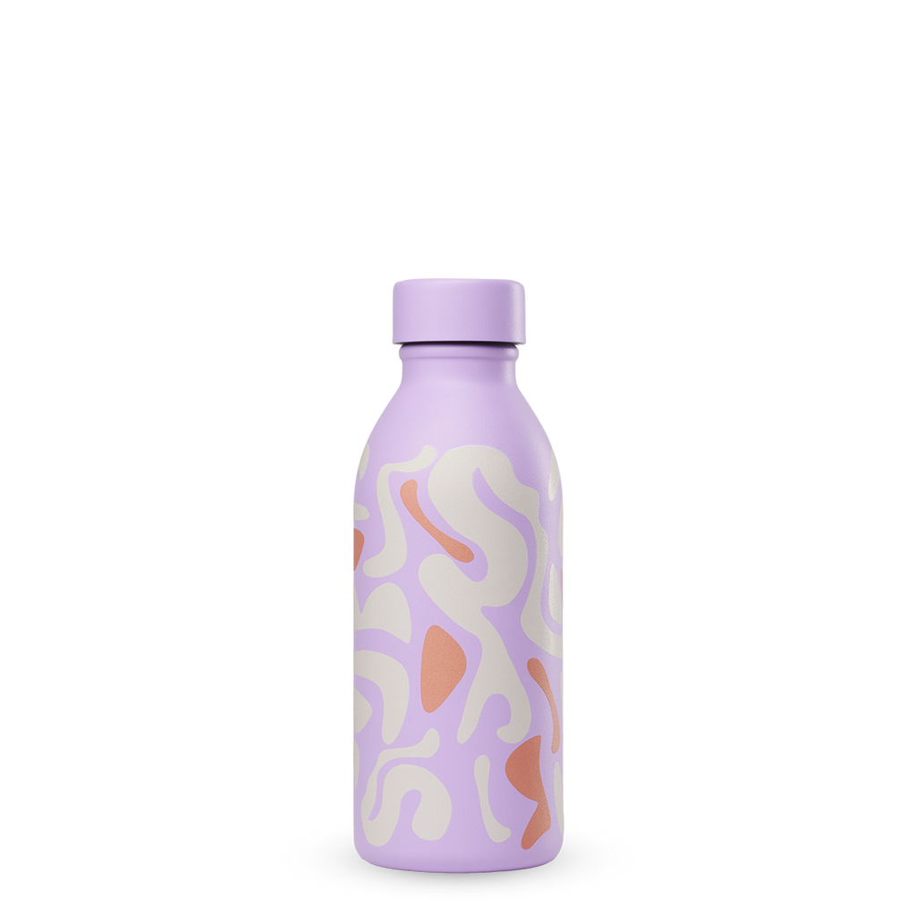 Bouteille isotherme Icon Waves rose 50 cl - Visuel 0