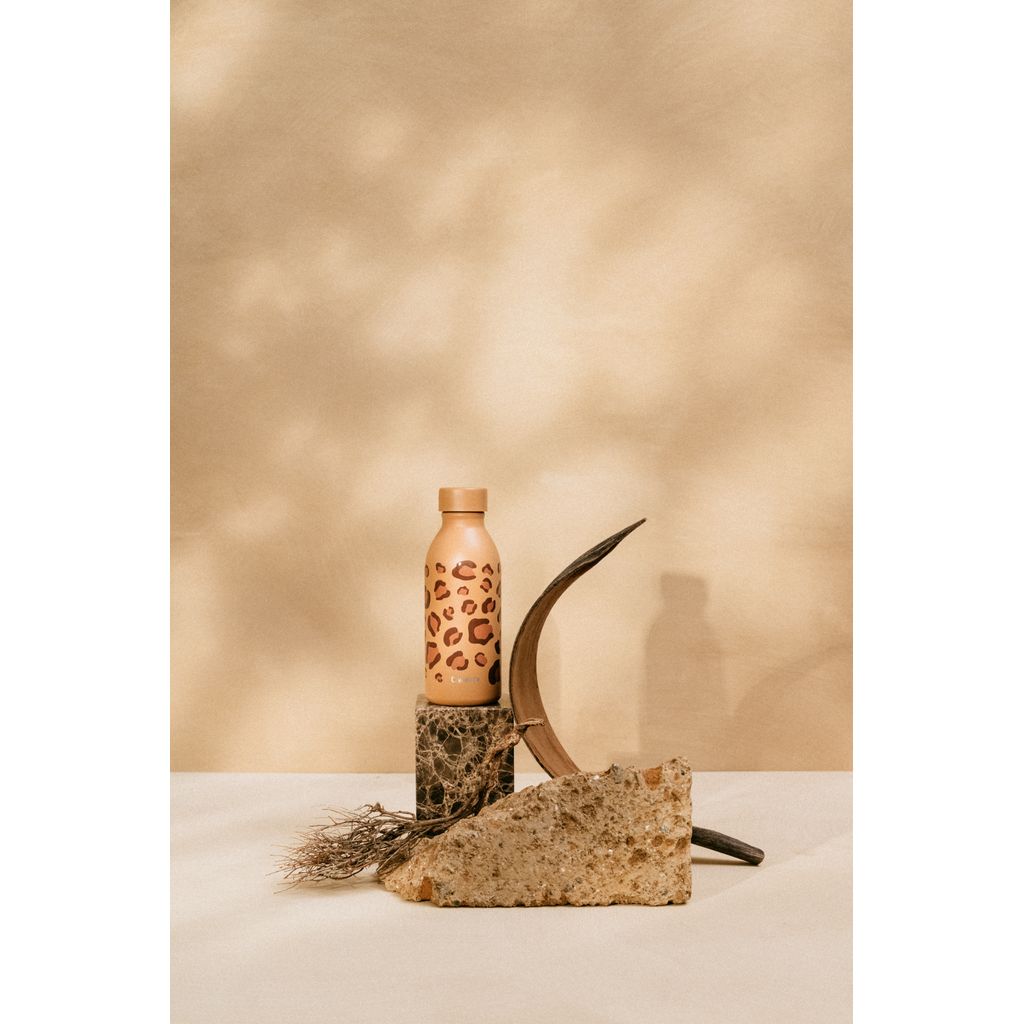 Bouteille iso Icon Léopard camel 500 ml - Visuel 1