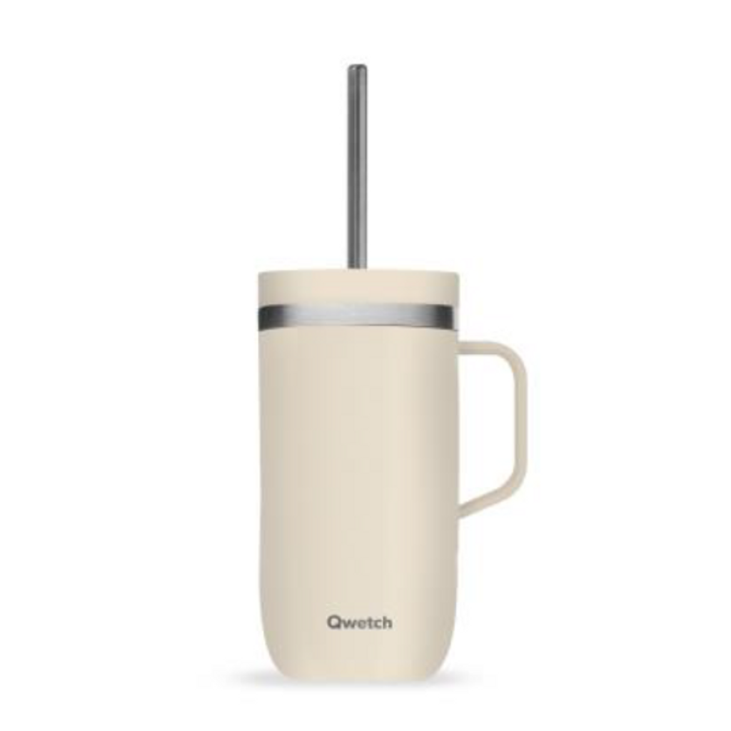 MUG ISOTHERME COLD CUP avec anse 600 ml sable - Visuel 0