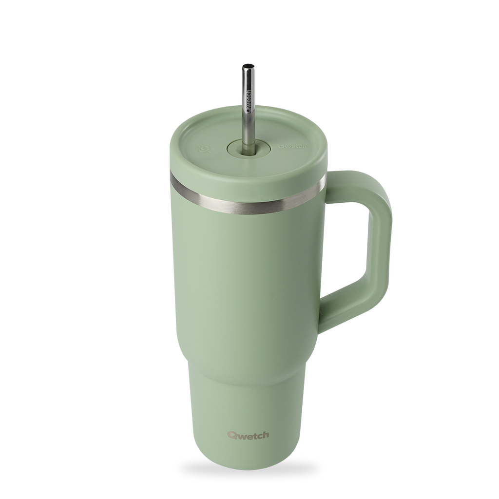 Travel cup matt vert tilleul 900ml - Visuel 1