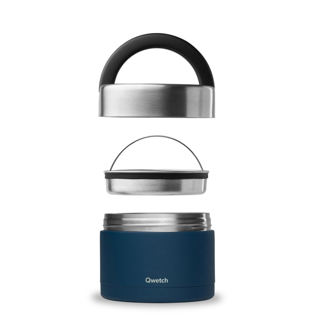 Lunchbox isotherme active granite bleu 850 ml - Visuel 1