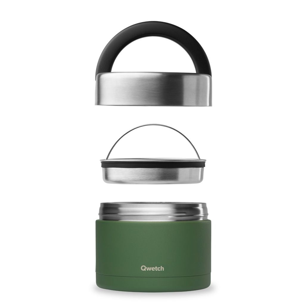 Lunchbox isotherme active granite kaki 850 ml - Visuel 1