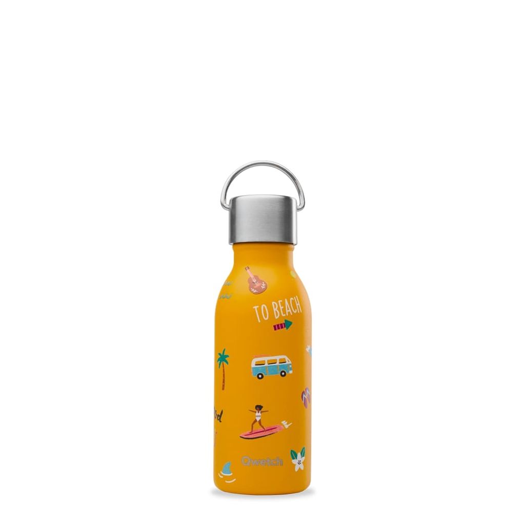 Bouteille isotherme enfant HONOLULU curry 350ml - Visuel 0