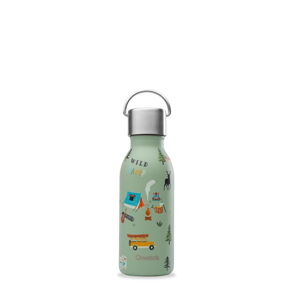 Bouteille isotherme enfant YOSEMITE vert tilleul 350ml - Visuel 0