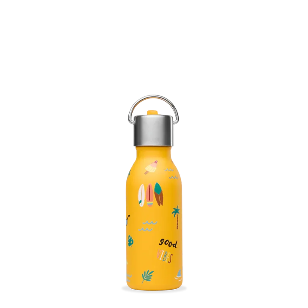 Bouteille isotherme enfant Honolulu Curry bouchon pipette 350 ml - Visuel 1