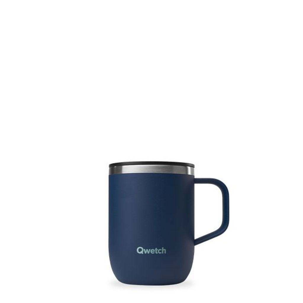 Mug isotherme bleu nuit 350 ml - Visuel 0