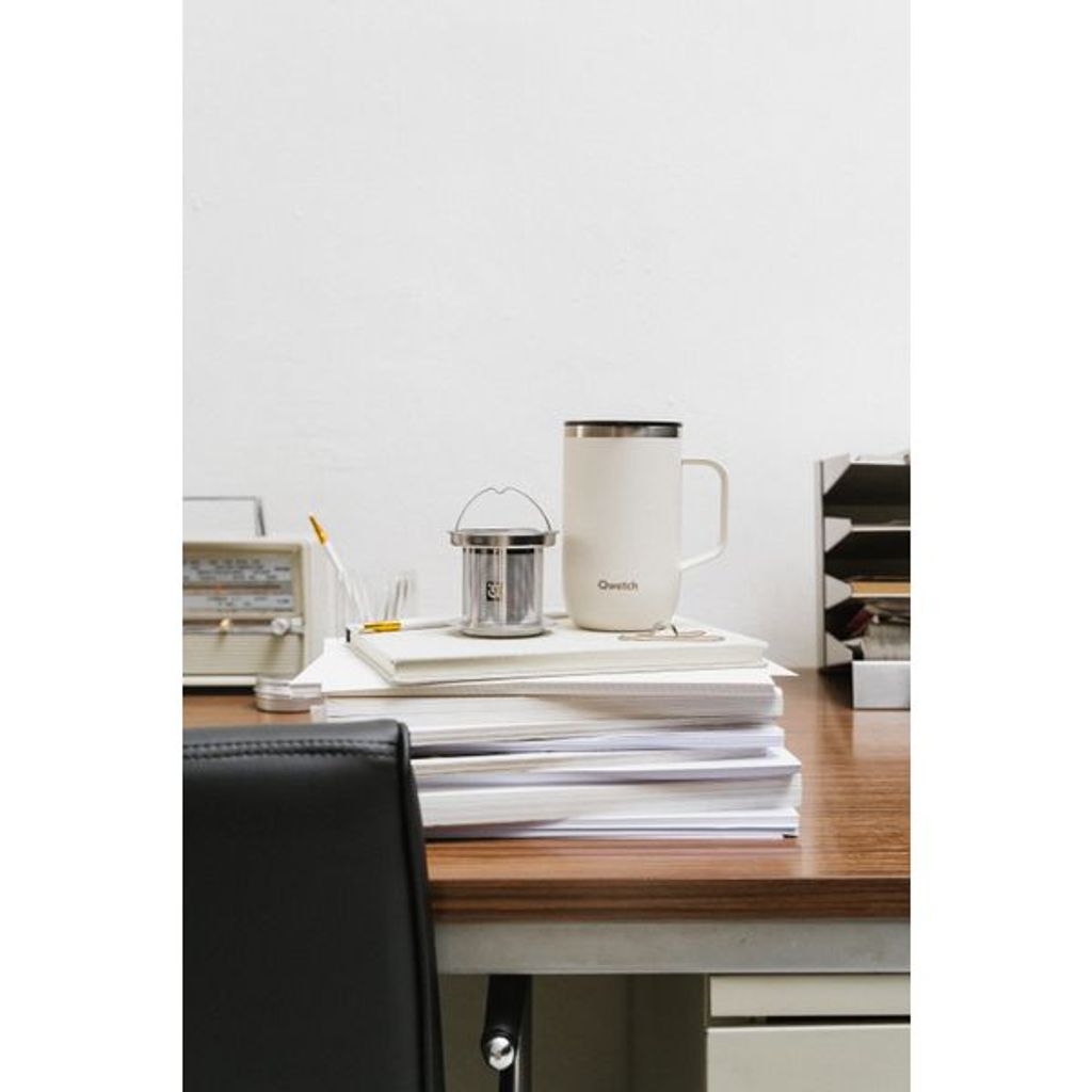 Mug isotherme inox matt sable 470ml - Visuel 0