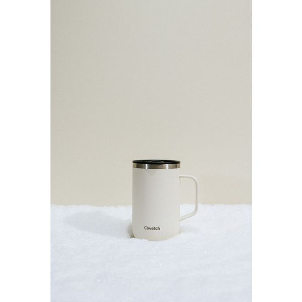 Mug isotherme inox matt sable 470ml - Visuel 1