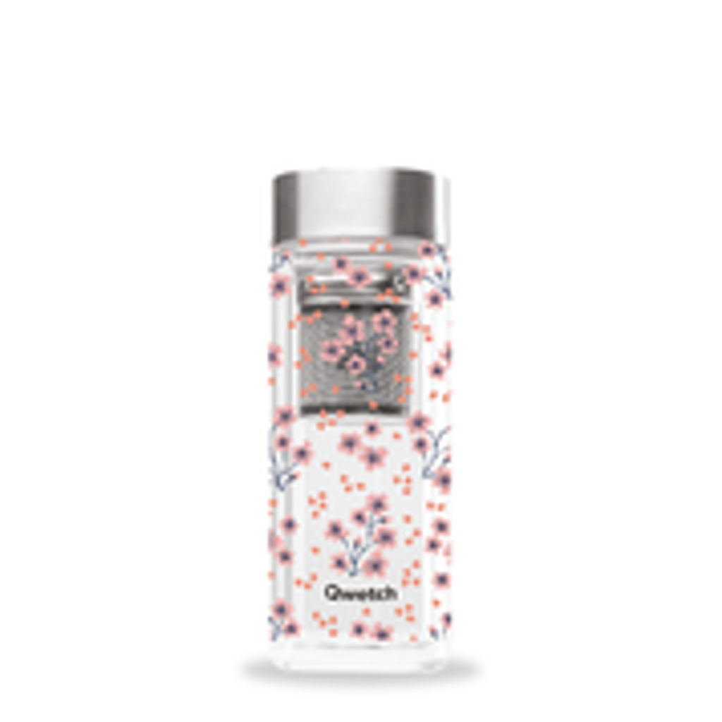 Théière en verre hanami rouge 320 ml - Visuel 1