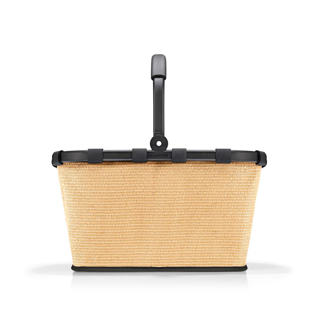 Panier de courses raffia noir - Visuel 0