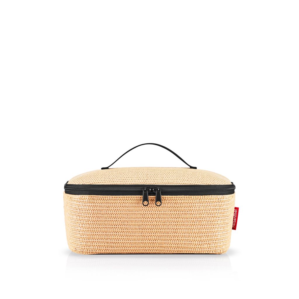Sac isotherme M raffia noir - Visuel 0