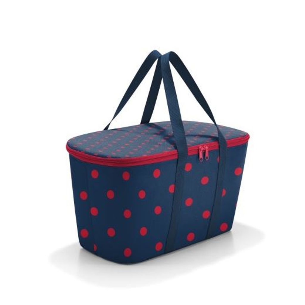 Sac isotherme Coolerbag dots rouge - Visuel 0