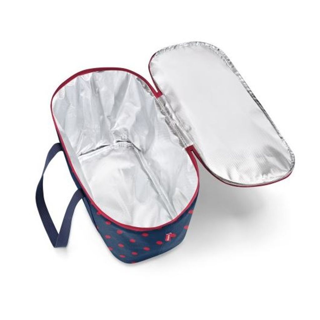 Sac isotherme Coolerbag dots rouge - Visuel 1