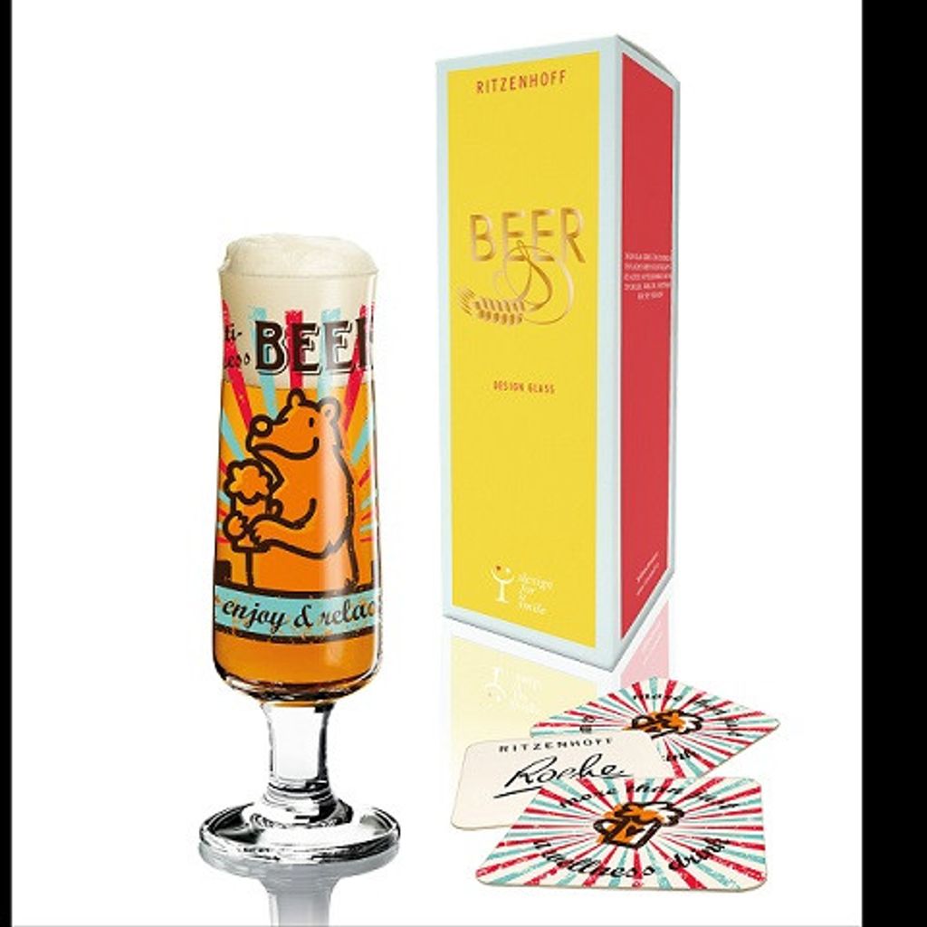 Coffret verre à bière Tulipe "Beer" Stephanie Roehe - Visuel 1
