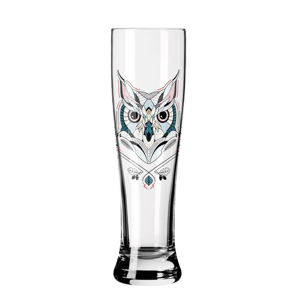 Lot de 2 verres à bière hibou & ours Ritzenhoff - Ambiance & Styles