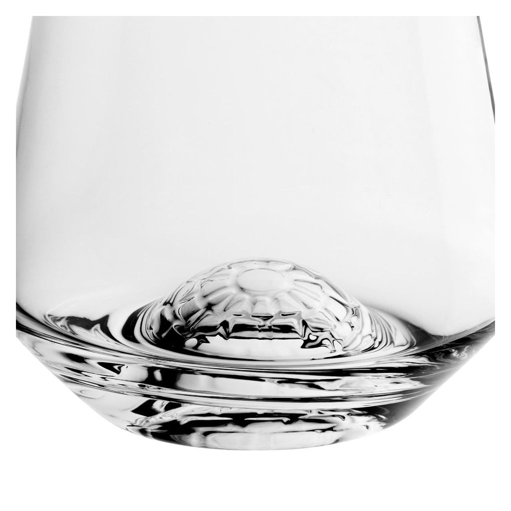 Ritzenhoff Tumbler Deep Spirits Nr. 4 'Iglu' – 400 Ml Kristallglas Mit Reliefboden, Made In Germany