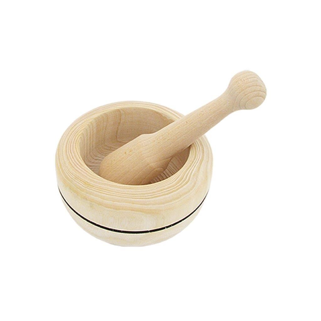 Mortier et pilon en bois - Visuel 0