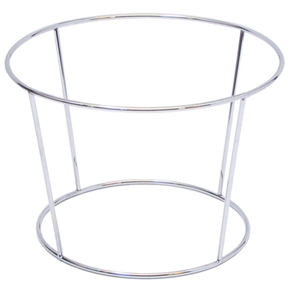Support pour plateau de fruits de mer chromé 14cm - Visuel 0