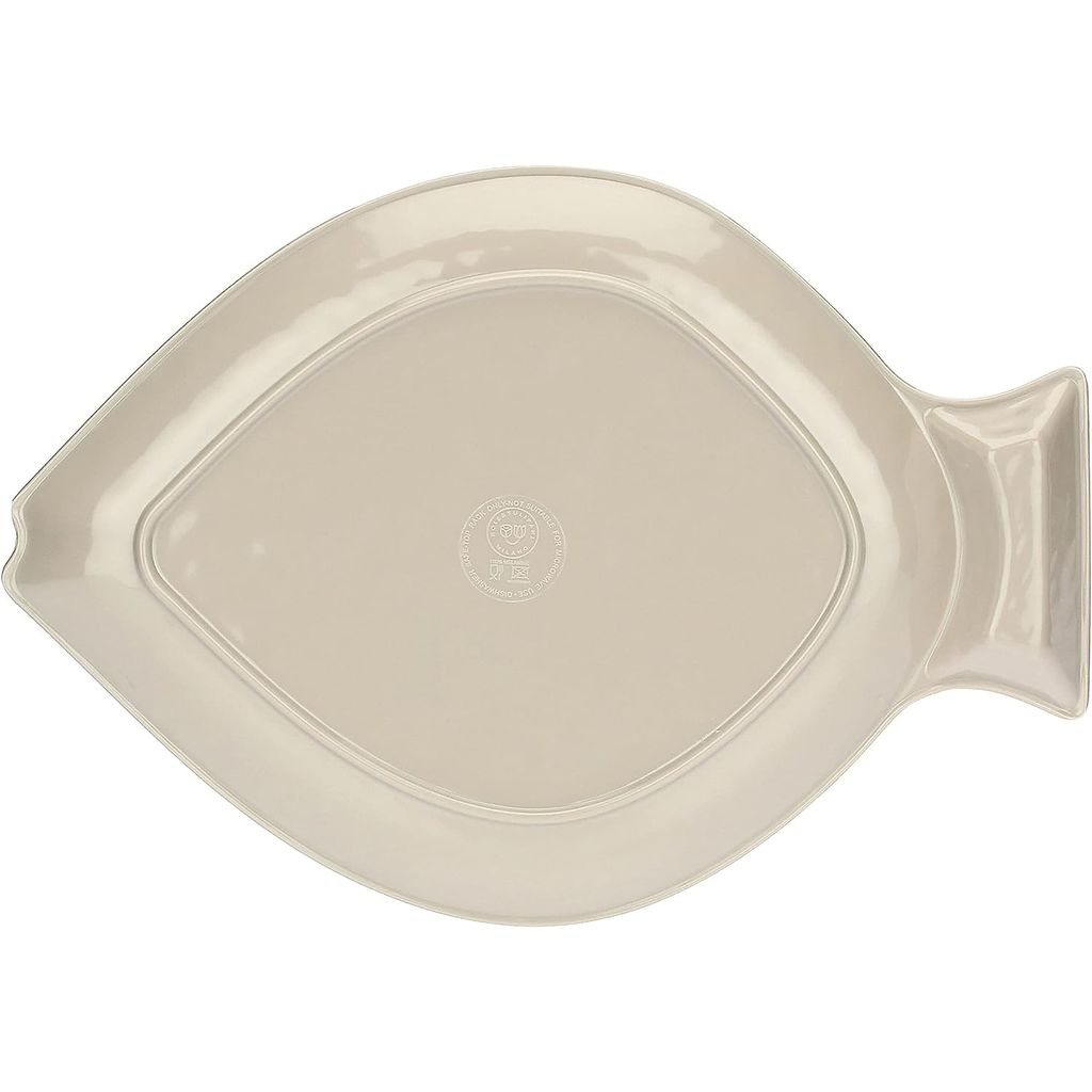 Plat poisson en mélamine Sealife 33 x 23cm - Visuel 1