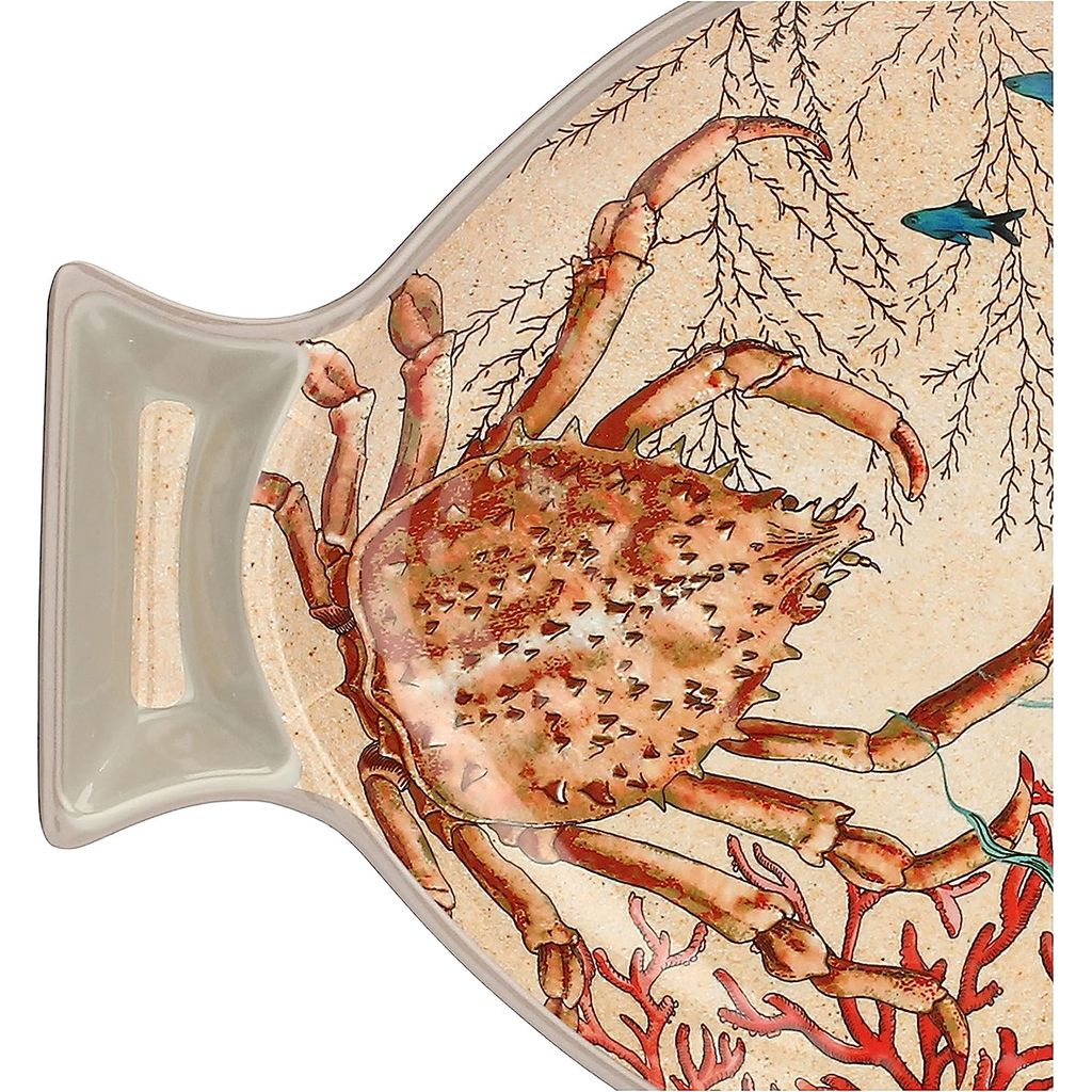 Plat poisson en mélamine Sealife 33 x 23cm - Visuel 2