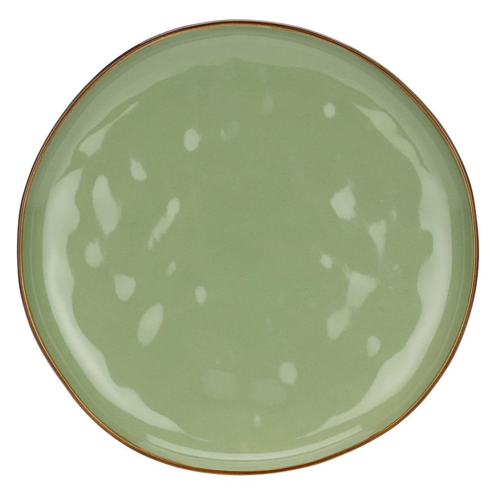 Assiette plate Concerto vert - Visuel 0